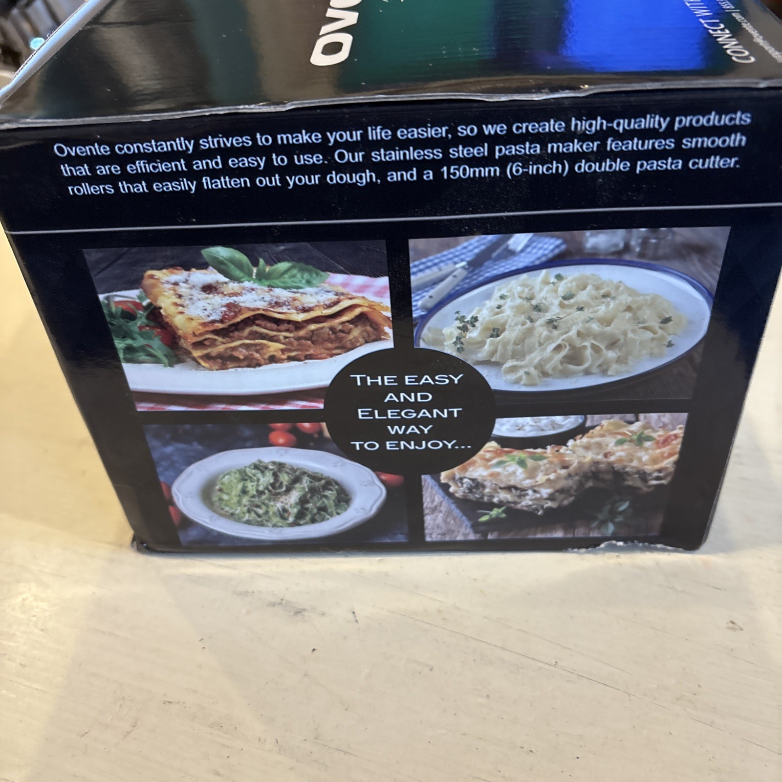 150 Mm Silver Stainless Steel Manual Pasta Maker PA5155 New In Box