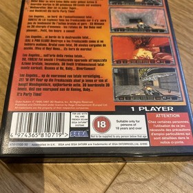 Duke Nukem 3D Sega Saturn Game Complete PAL Boxed with Manual