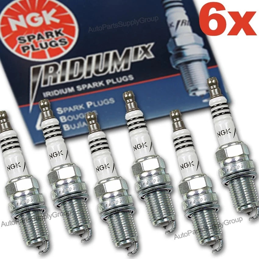 6 x NGK Iridium IX Spark Plug Set Chevy, GMC, Mazda, Ford V6 NICE  LTR5IX-11