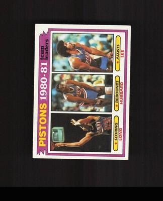 1981-82 Topps #50 John Long / Phil Hubbard / Ron Lee Basketball Card