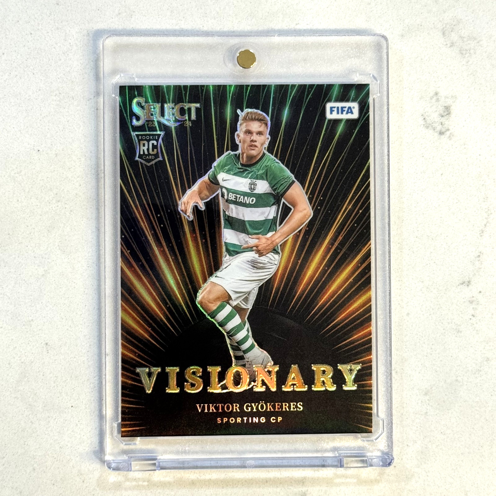2023-24 Select FIFA Viktor Gyokeres Visionary SSP RC Rookie