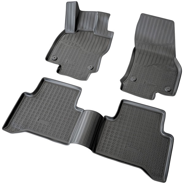3D Gummi Fussmatten Passend FüR VW Touran | 5T | BJ Ab 2015> | Passgenau + Rand-image