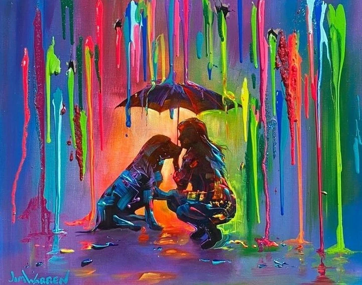 ESPECIAL BLACK FRIDAY - 10 Gicles de Lienzo Firmados a Mano Jim Warren - Regalos Impresionantes Foto 4 de 4