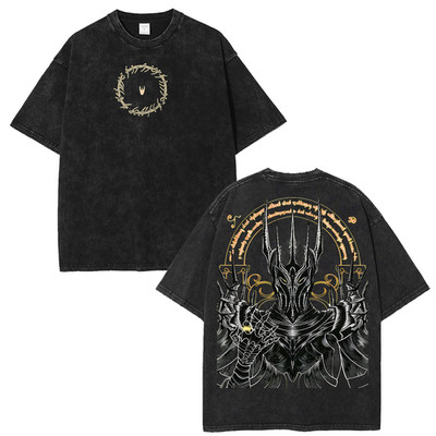Lord of the Rings Sauron Dark Lord Ring Inscription Comfort Colors T-Shirt