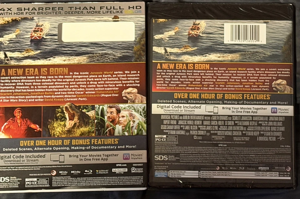 Jurassic World Rebirth [New 4K UHD Blu-ray+Blu-Ray+Digital code - Image 2 of 2