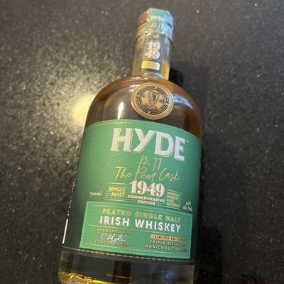 HYDE Nr. 11 Whisky 1949 , 43%, Irish Peated Single Malt Whiskey, Bourbon Cask