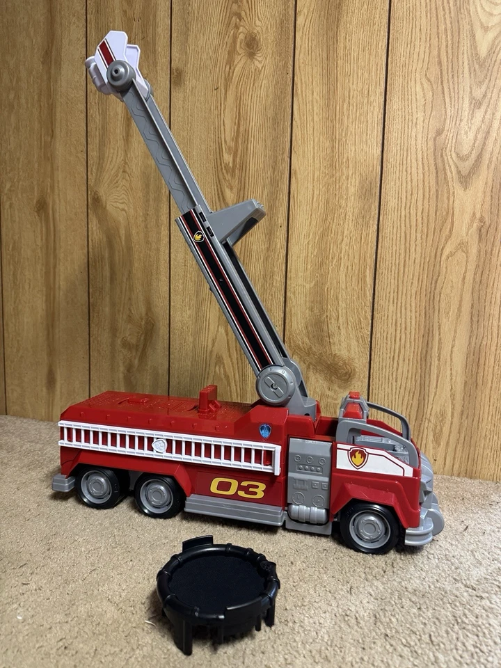 Canw Patrol Película Marshall’s Transforming City Camión de Bomberos Motor Sonidos y Luces Foto 2 de 4