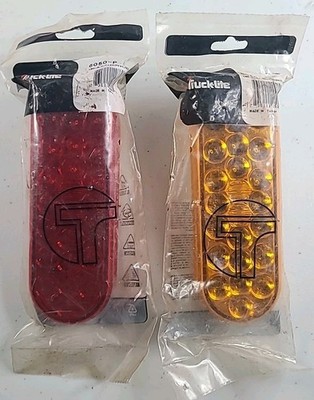 TruckLite Oval Marker Lamps (1)6050-P (1)6050a-3 NOS