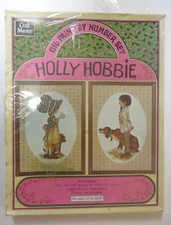 Vtg 1974 HOLLY HOBBIE PAINT BY NUMBER Set SEALED Kit Oil Craft Master NOS NEW