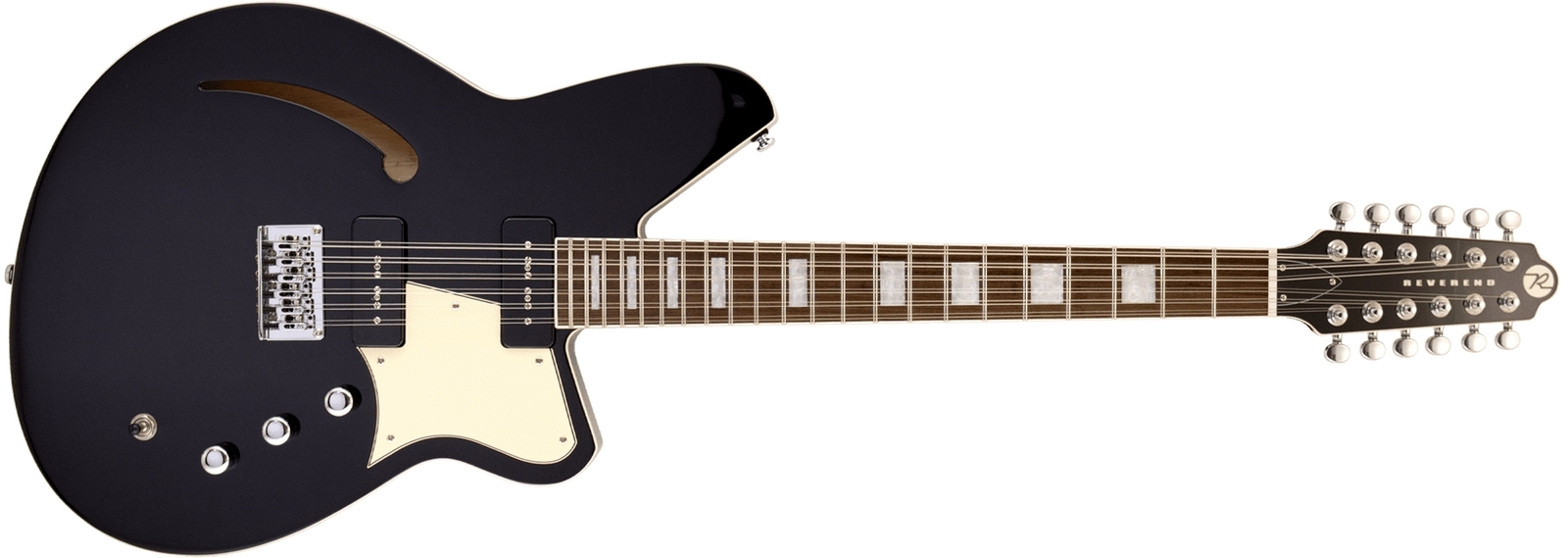 Reverend Airwave 12 String Midnight Black
