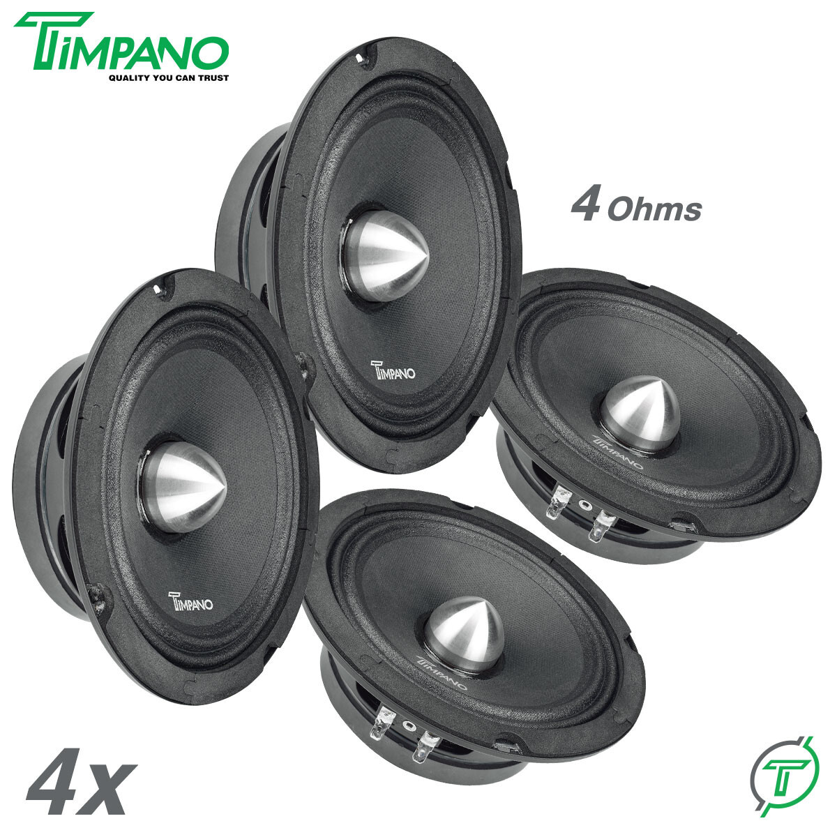 4x Timpano TPT-MR6-4 BULLET 6.5