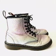 Dr Martens Pascal Rainbow Glitter Boots AIR WAIR Women  s US Size 5