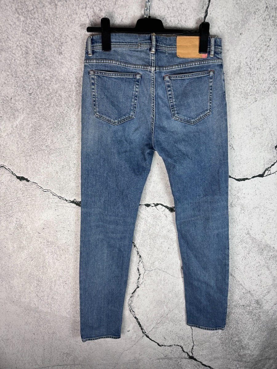 ACNE STUDIOS Bla Konst North Mid Blue Jeans Men's W31/L32 Skinny