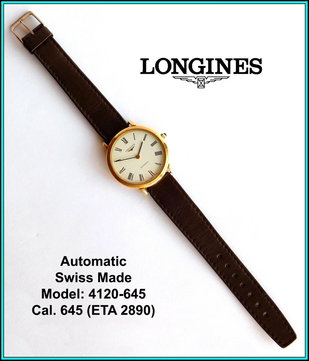 Longines flat best sale watch