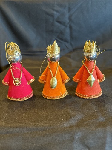ORNAMENTI NATALIZI VINTAGE DOPPIO GLO TRE SAGGI UOMINI - Foto 2 di 16