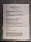 Grateful Dead concert Flyer Deadhead Information nyc Madison Square Garden 1987