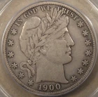 1900-S Barber Half Dollar 50c PCGS Certified XF40