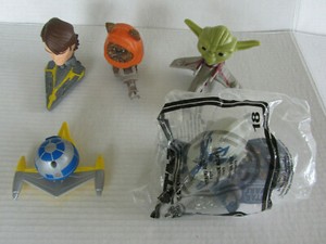 McDonalds 2008 Star Wars The Clone Wars Bobblehead Toys Yoda Anakin Ewok R2D2 | eBay