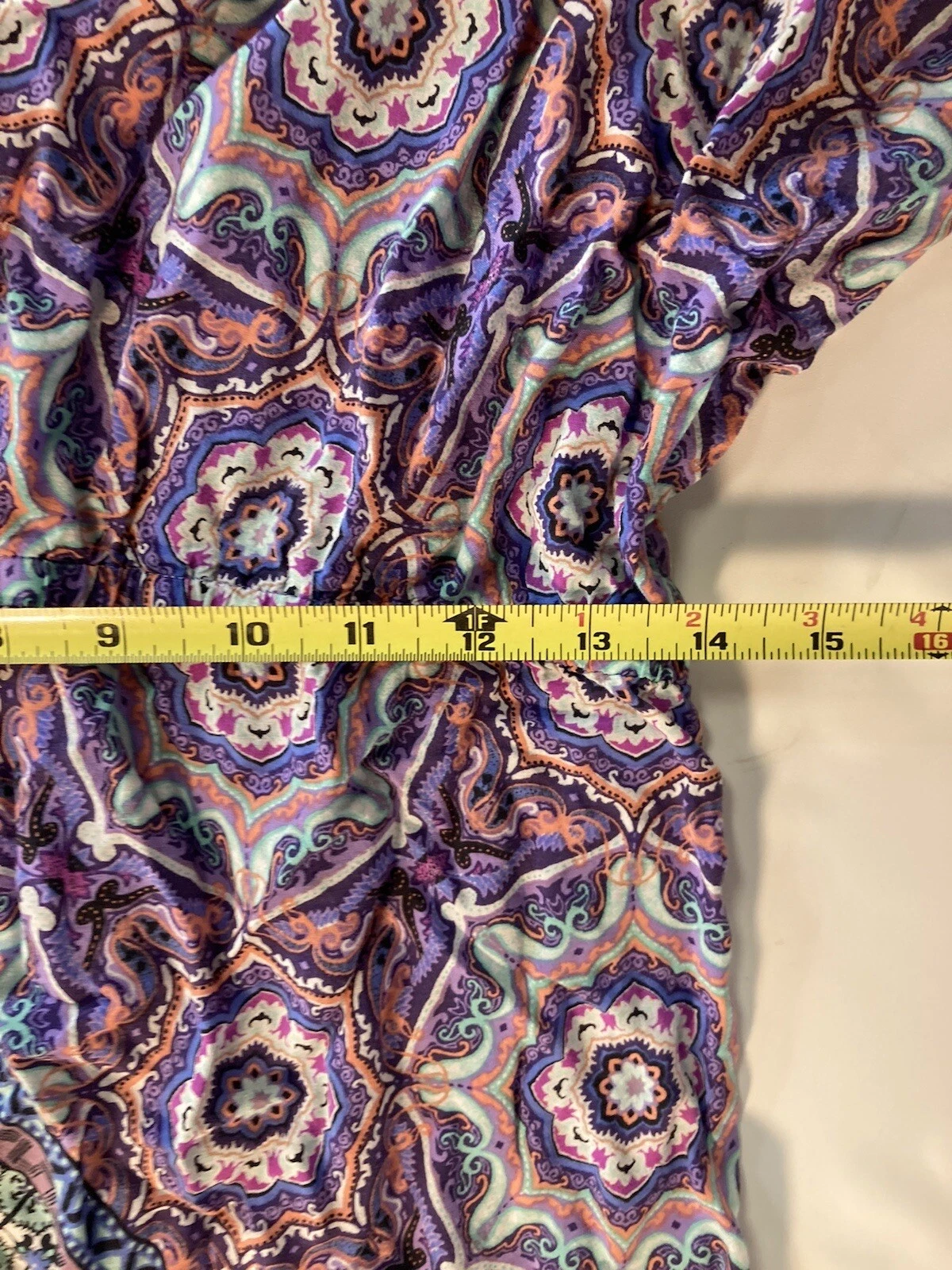 UNDERCOVER Victoria secret abito copricostume donna viola paisley medio