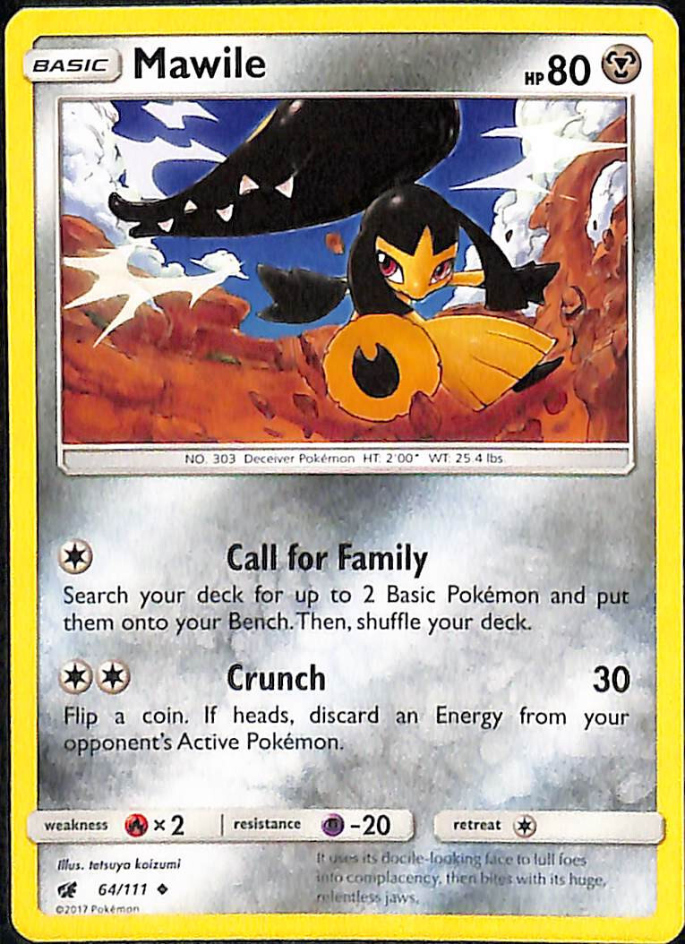 Mawile 64/111 - Crimson Invasion - Uncommon - Pokemon Card TCG - LP