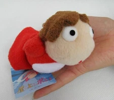 Cute Ponyo Stuffed Plush Toy Ponyo on the Cliff by the Sea 10cm key chains