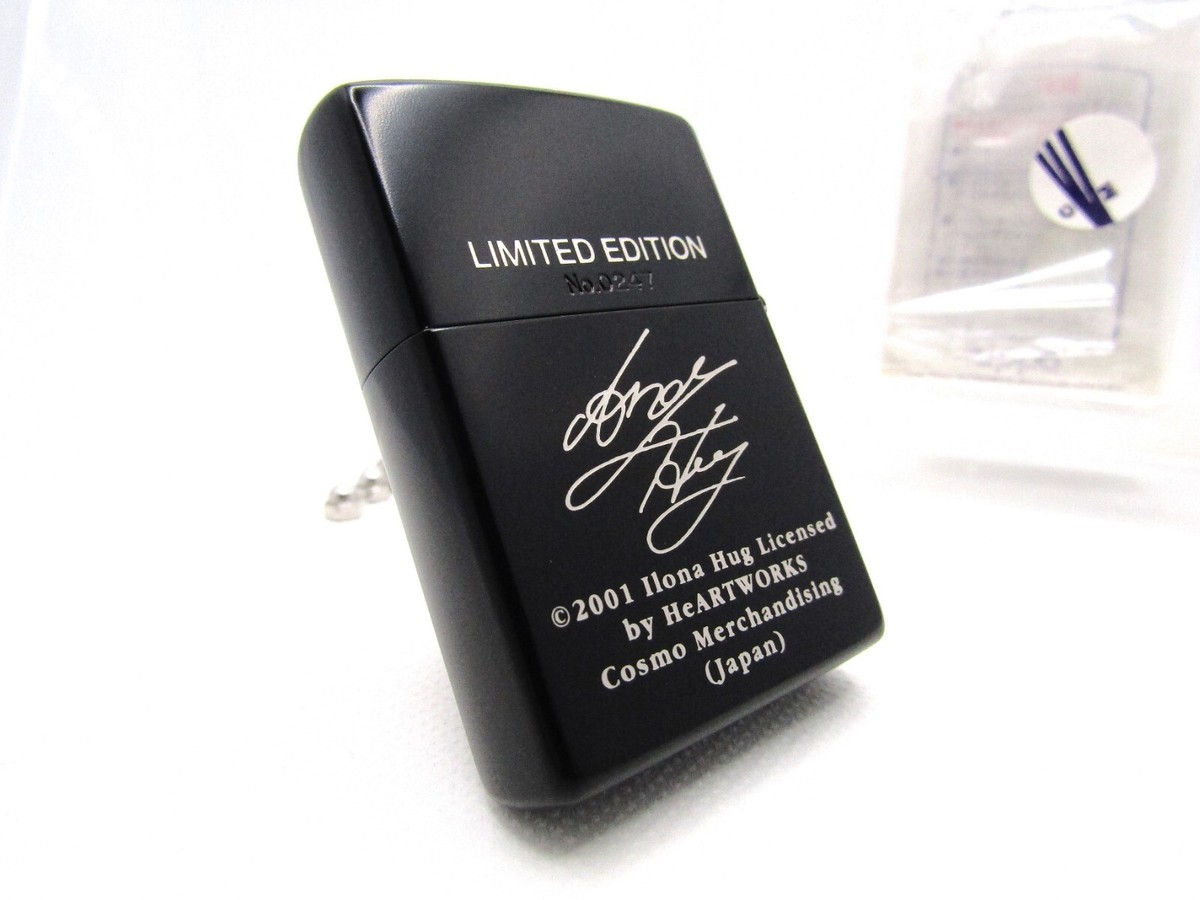 K-1 Grand Prix Andy Hug Black Silver Limited Zippo 2001 Mint Rare