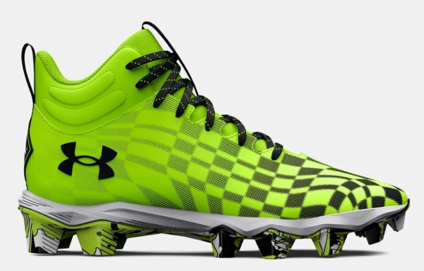 Youth Boys Under Armour Spotlight Franchise 3 RM AA Neon Green