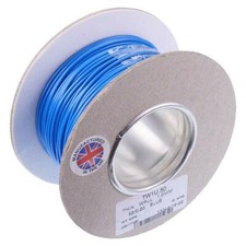 Blue 1mm Thin Wall Cable Wire 32/0.2mm 50M Reel 16.5A