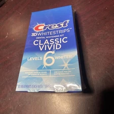 crest 3d whitestrips 6 Levels Whiter Classic Vivid 10 Treatments