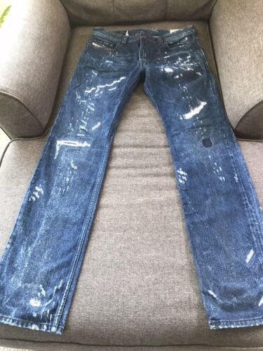 Mens Diesel Safado Straight Blue Jeans 31x32 - Picture 1 of 17
