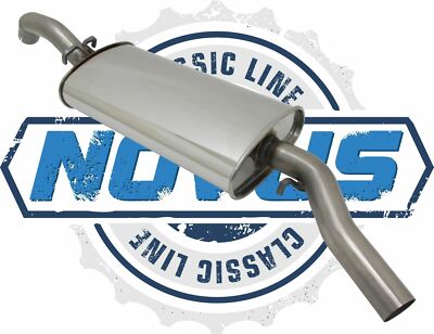 NOVUS Classic Line VW GOLF 2 19E 1.8 8V + GTI Edelstahl Endschalldämpfer Auspuff