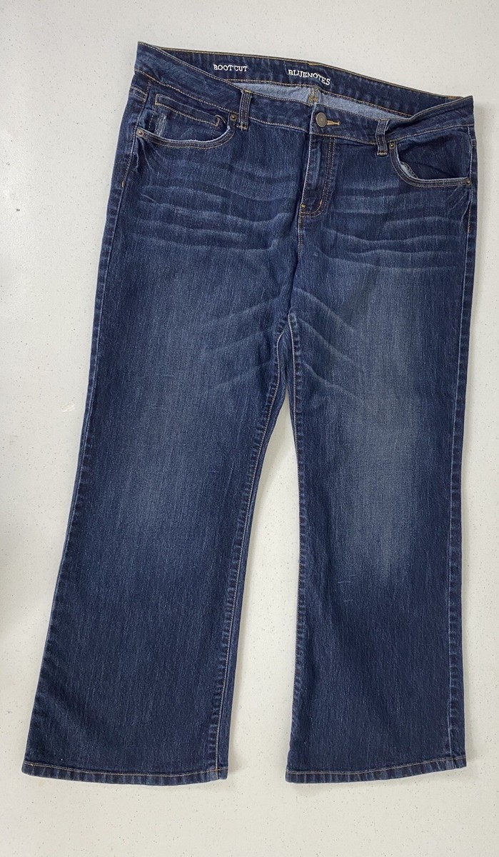 Bluenotes Bootcut Mid Rise Jeans Womens Tag Size 36x30 Measured