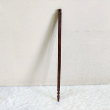 19c Vintage Original Handmade Rosewood Hand Fan Stick Collectible Rare WD873