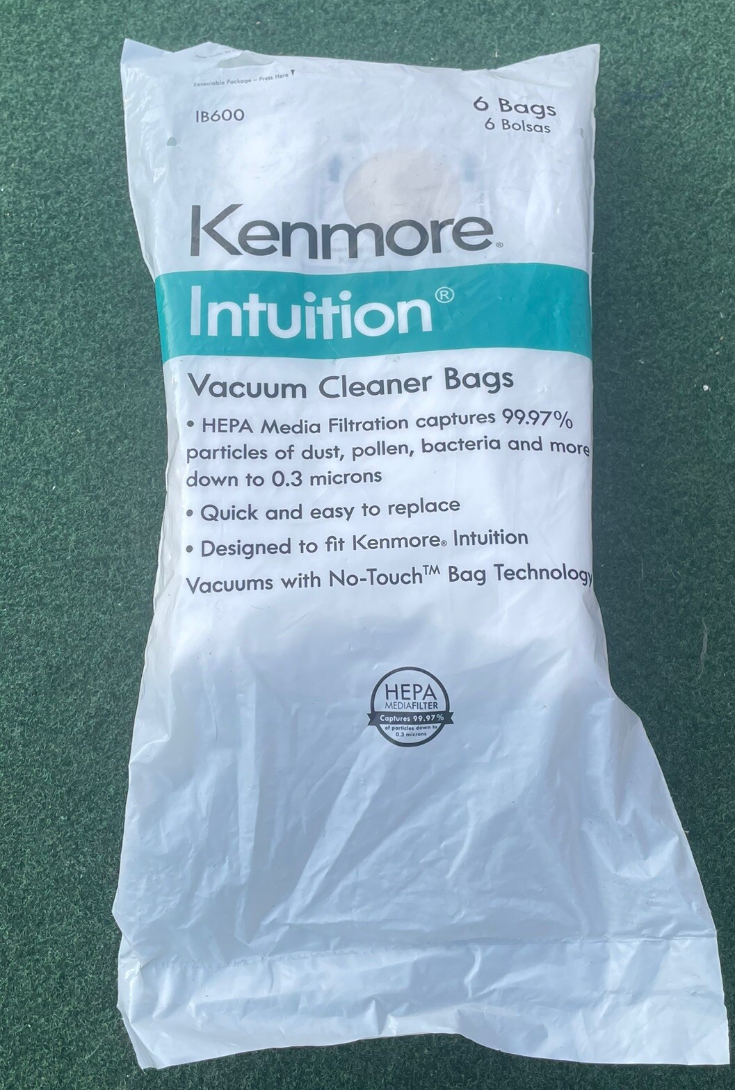 Kenmore Intuition HEPA Vacuum Cleaner Bags Package of 6 IB600 eBay