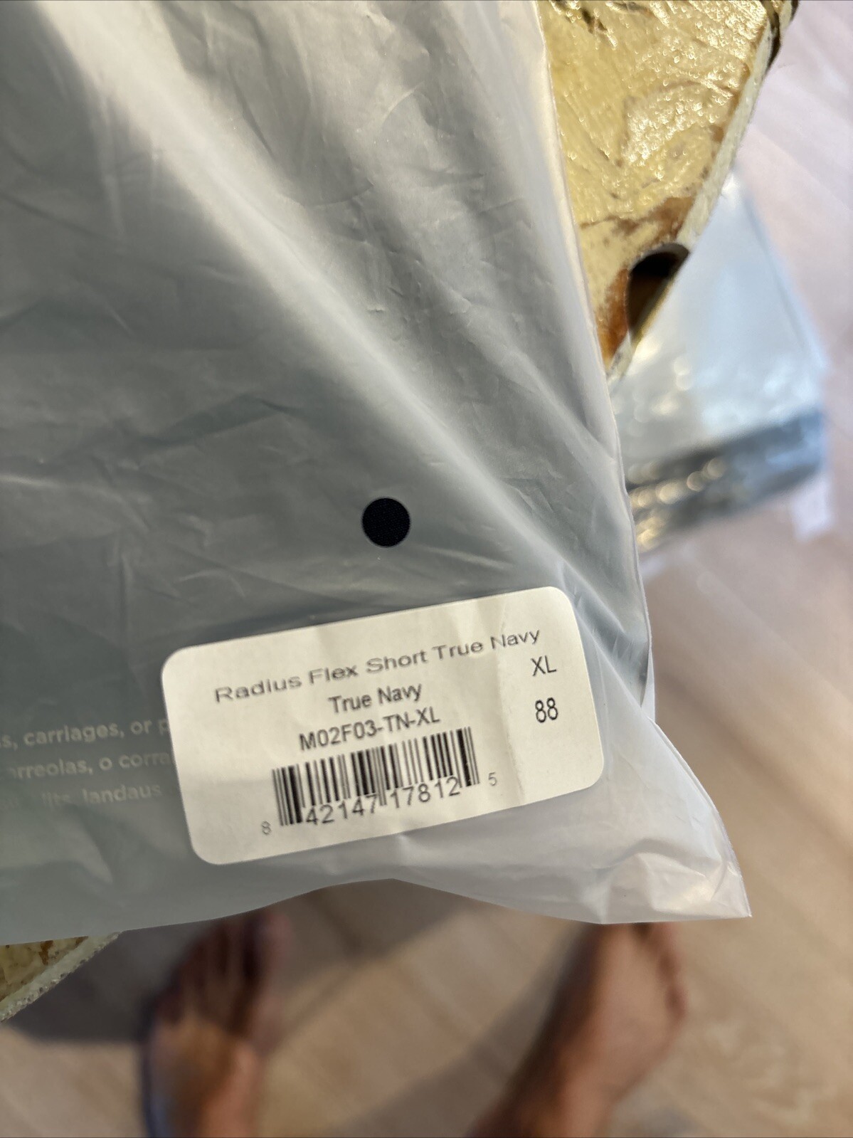 Mack Weldon Men's Radius Flex Short Size XL 4 Pairs Grey, Khaki, Navy, Black