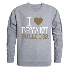 Bryant University Bulldogs BU I Love Crewneck Sweatshirt Sweater
