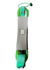 Cardiff Fin Co Green  8 FT / 7mm Ankle Surf Leash