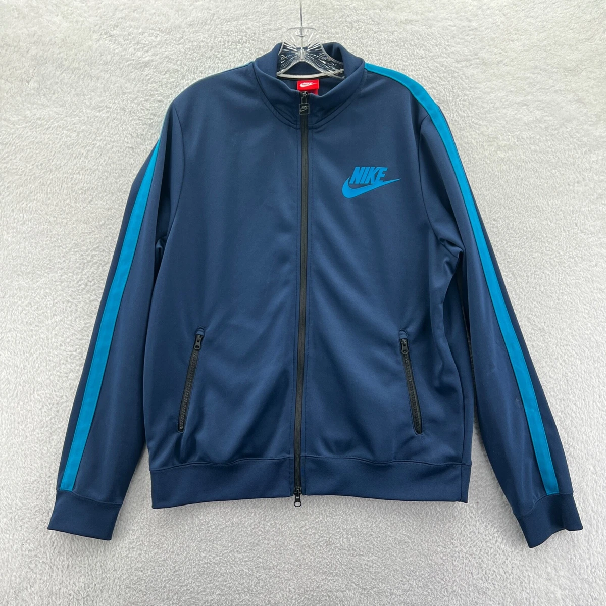 Nike tribute jacket blue sale