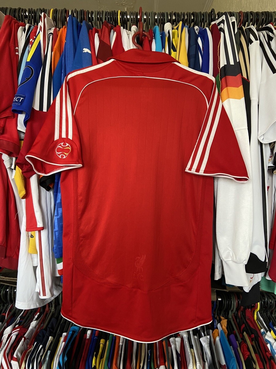 2006-08 adidas Liverpool サッカーシャツ リヴァプール Liverpool 2006-2007 Adidas Third Shirt #8 GERRARD