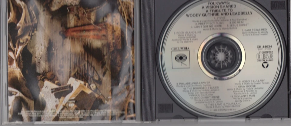 Folkways: A Vision Shared CD A Tribute To Woody Guthrie (...) 1988 U2 Bob Dylan - Bild 3 von 3