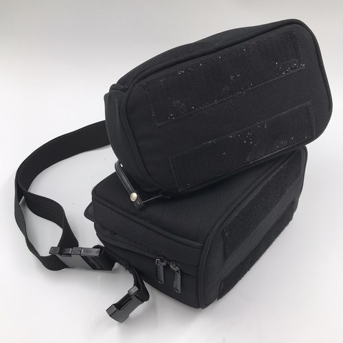 Vintage Case Logic Black Padded Camera Bag w/ Detachable Pouch Shoulder Strap - Picture 4 of 8