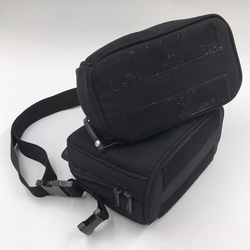 Vintage Case Logic Black Padded Camera Bag w/ Detachable Pouch Shoulder Strap - Image 4 of 4
