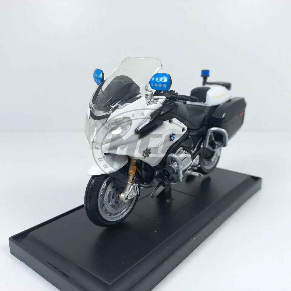 1/18 Moto Bike BMW R 1200 RT California Higway policia police USA Maisto - Imagen 2 de 4