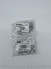Handrail Bracket Satin Chrome Railing Stairs 3/4"W 3805976 (2 2-Pk 4 TOTAL) 