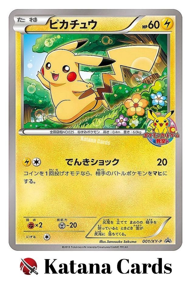 【超希少】ピカチュウ_PROMO 001/XY-p EX/NM Pokemon Cards Pikachu PROMO 001/XY-P XY-P Japanese | eBay