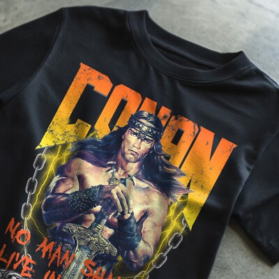 Conan Movie Funny Quote T-Shirt Arnold Schwarzenegger Aliens Stallone JCVD