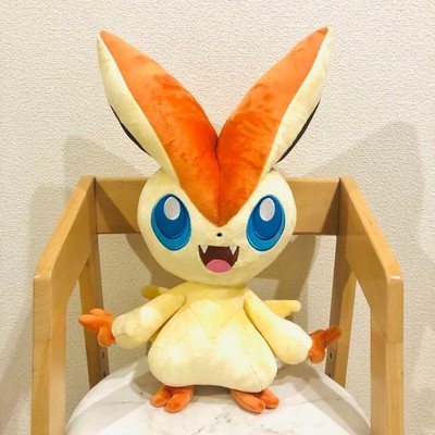 Pokemon Center Touhoku Limited Victini Life size 16'' Plush Doll 2024 Japan New