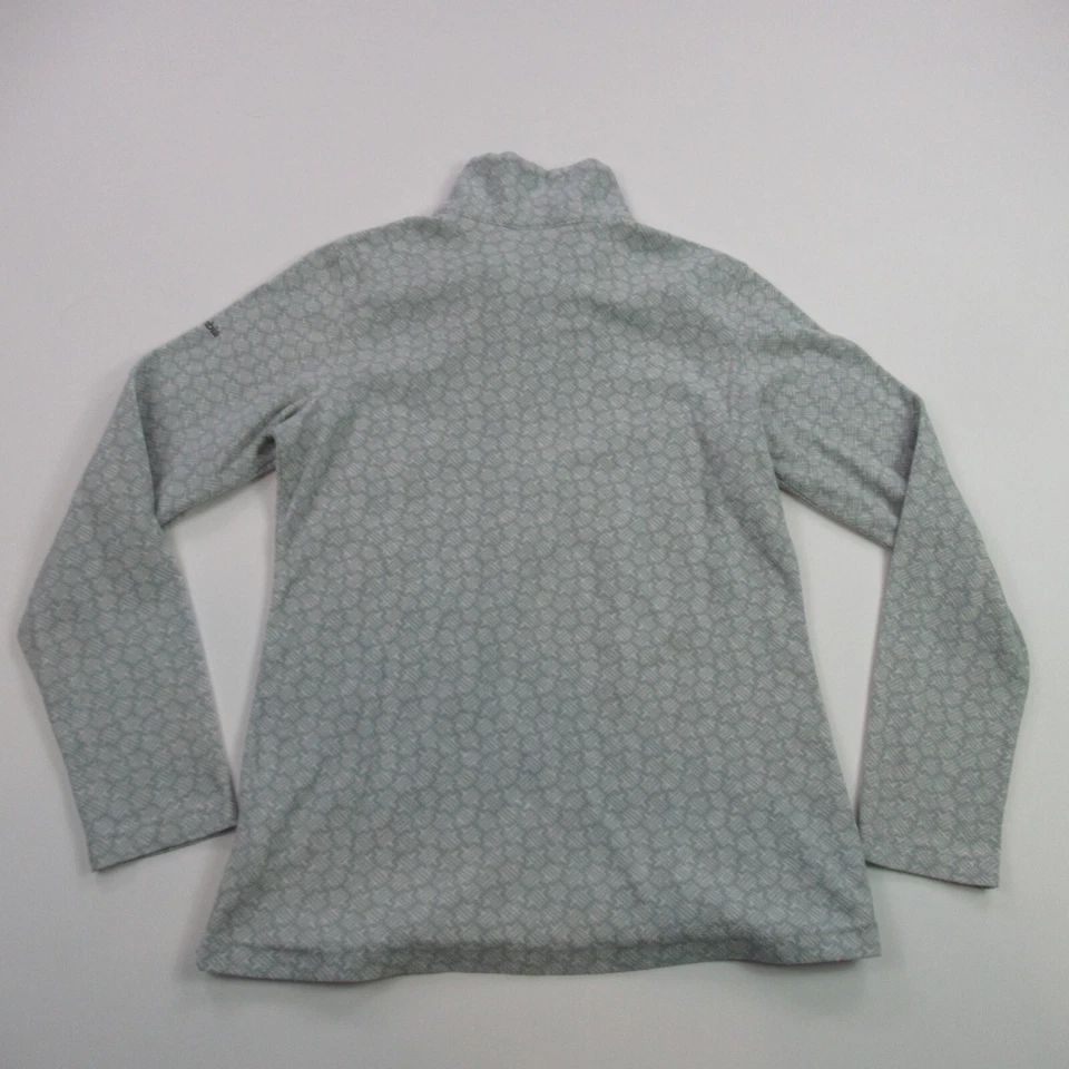 Suéter Columbia Mujer Mediano Manga Larga Cuello Alto 1/4 Cremallera Foto 3 de 4