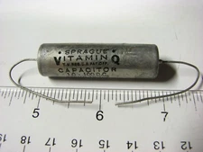 Sprague Vitamin-Q 1.0uF 100vdc Oil 'Air' Tone Capacitor - Fender/Guitar/Tube Amp