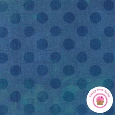 Moda GRUNGE HITS THE SPOT Indigo Dark Blue Dots 30149 56 Basic Grey QUILT FABRIC